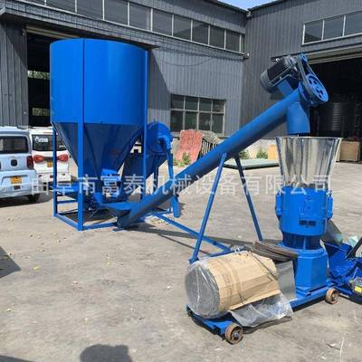 400型牛羊鸡鸭饲料颗粒机大型育肥饲料颗粒机草粉玉米豆粕饲料机