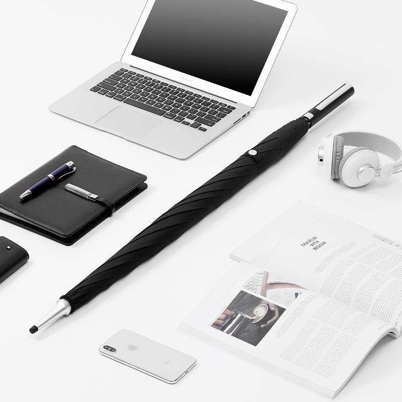 左都全自动长柄直杆伞男士商务晴雨两用加固加大伞面折叠双人雨伞