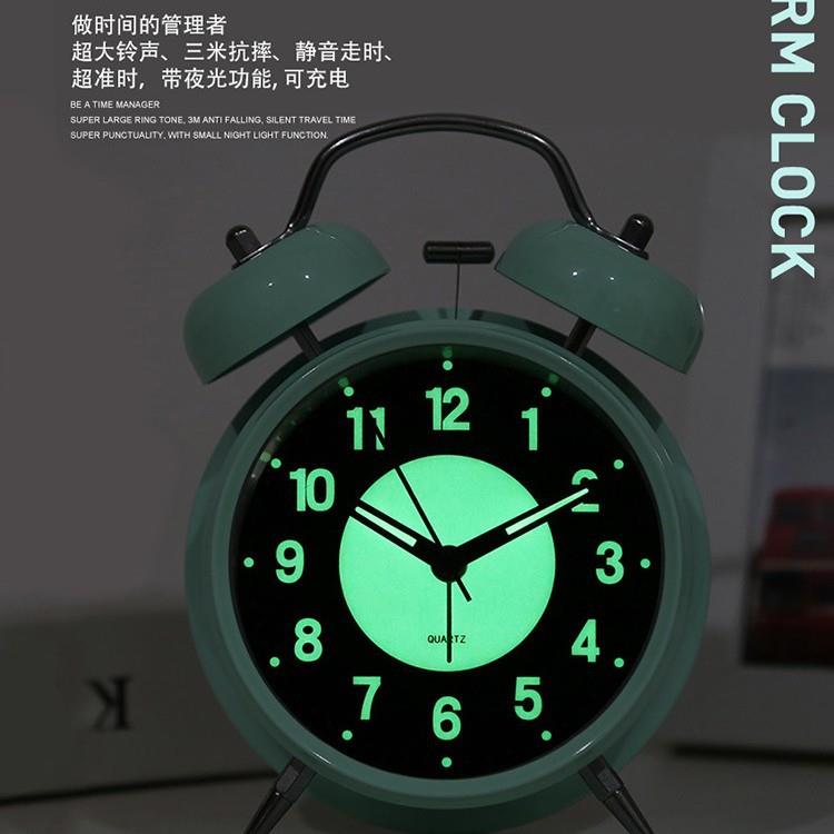 夜光小闹钟学生2024新款儿童男女孩叫醒起床初中徐小