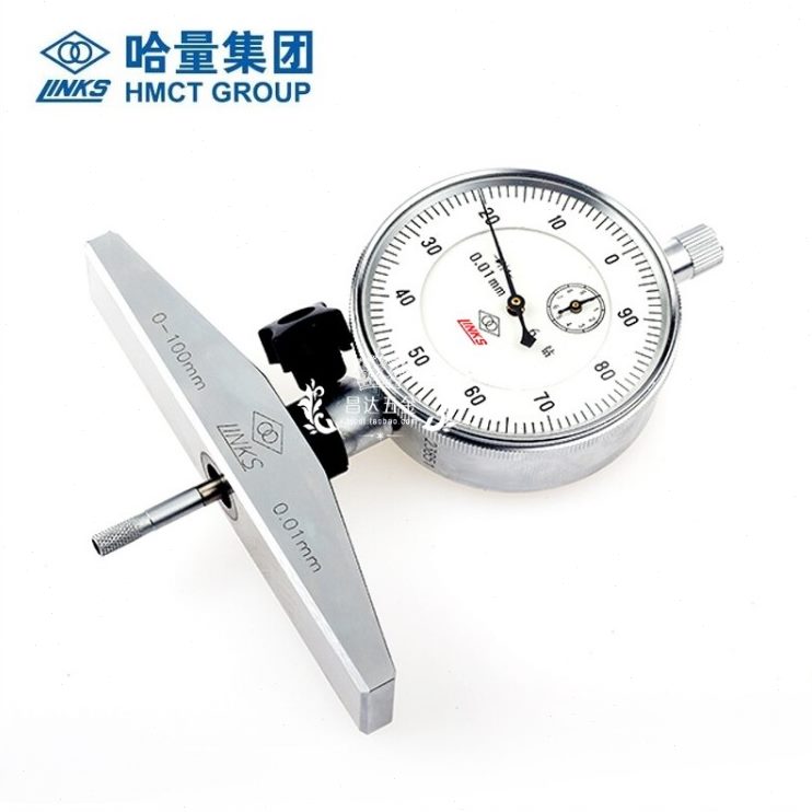 010-带0量.度机械百分表哈规 高精度防震度百分表度深1表mm深00深