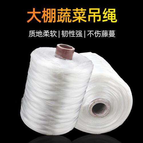 大棚吊绳线蔬菜吊蔓绳西红柿专用吊秧绳配件夹子绳子辣椒黄瓜绑蔓