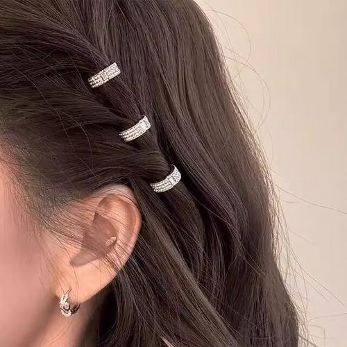 【下单立减50】明星同款高颅顶圆形发扣刘海发夹侧边夹Y32