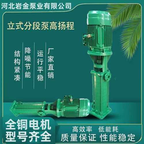 立式多级泵高层给水泵LG型DL型高压水泵小区供水泵增压泵65LG