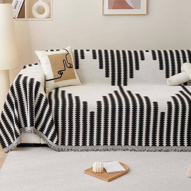 沙发罩套雪尼尔全盖布巾一片式防猫抓沙发巾四季三人位贵妃位坐垫