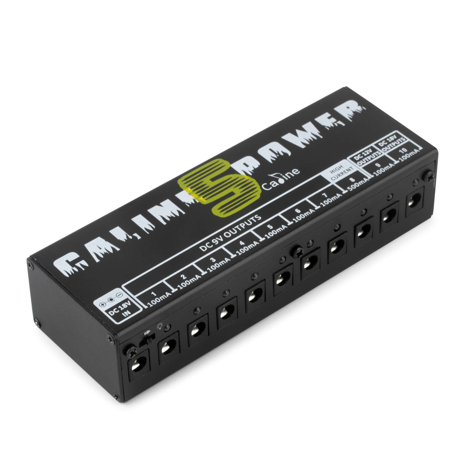 Caline卡铃CP-05 10输出口单块效果器电源 9V 12V 18V踏板电源