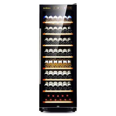 尊堡 BJ-508压缩机制冷红酒柜138瓶508升恒温恒湿杯挂黑光珠