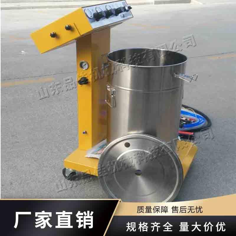 工业级死角凹槽封层喷涂机 金属静电喷涂设备 物体表面吸附喷涂机