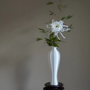 一方渊薮3d打印花瓶新中式轻奢诧寂风高档摆件客厅插花