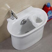 拖布池把池下水墩布斗地拖带拖布桶水陶瓷沥水自动带脱池洗e拖盆