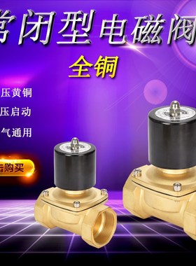气动水管2w-02h5-08常开2w160-15电磁220控制阀220v冲水阀2w040-1