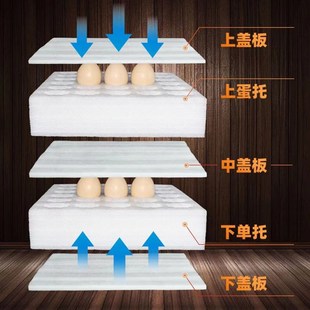 珍珠棉鸡蛋包装 寄快递专用箱防V震防摔没蛋纸板 盒家用土鸡蛋托装