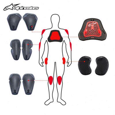 装备A胸摩托车护肘护胯护膝内置护背护水平2防摔护肩护具CE星护腰