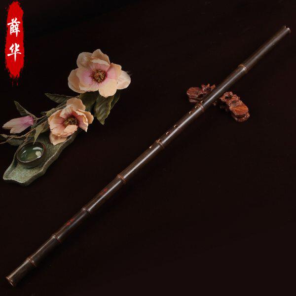 薛华洞箫珍品演奏箫 手工素箫 九节箫 萧 乐器 专业箫G调8孔箫