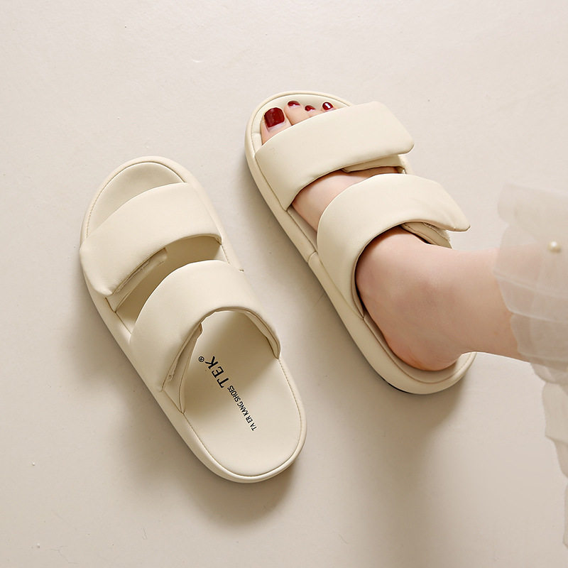 网红爆款凉拖鞋女外穿厚底时尚超火2024新款夏季一字沙滩拖鞋平底,女鞋,一字拖,淘宝优惠券,粉丝福利购,淘宝优惠卷