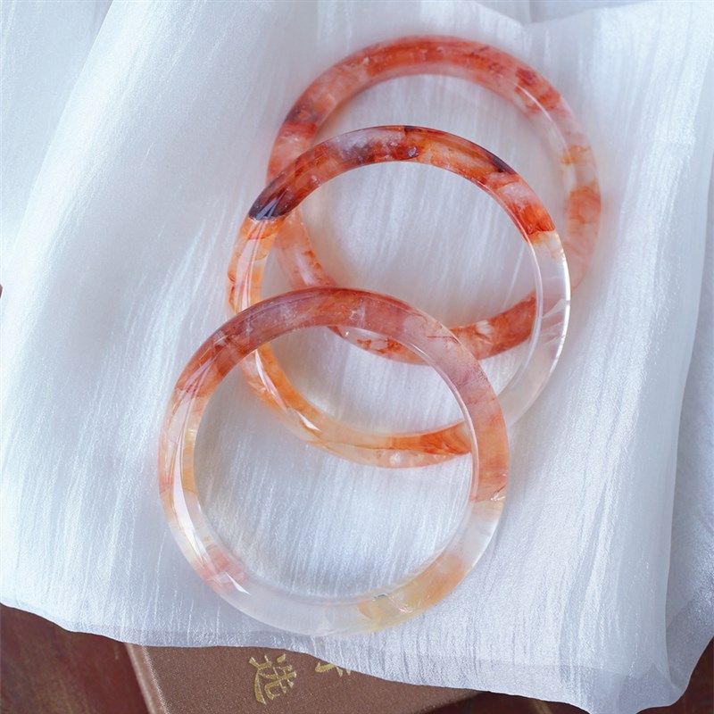 精品 天然水晶红胶花水晶手镯 女款异象水晶胶花镯子饰品礼物,饰品/流行首饰/时尚饰品新,手饰/手串,淘宝优惠券,粉丝福利购,淘宝优惠卷