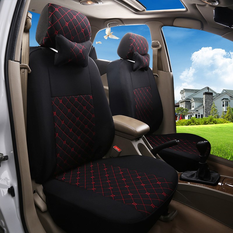 定做盛昊时光 美朵电动四轮车座套坐垫套全包围布艺坐套