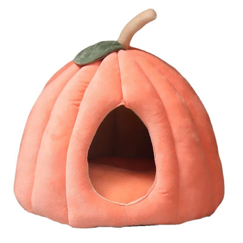 猫窝冬季保暖封闭式深度睡眠窝大号蒙古包南瓜猫窝