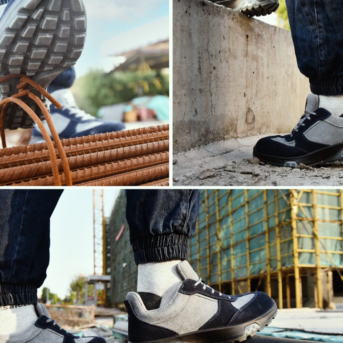 防滑刺劳保鞋防砸  穿头透气舒适防透气钢   塑