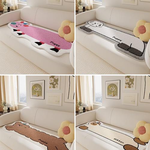 异形坐垫套沙发垫卡通四季通用防滑皮沙发套罩不规则新款靠背2024