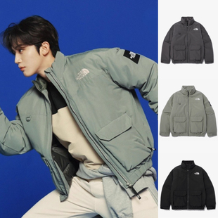 正品 夹克两口袋男女鹅绒羽绒外套 韩国‍北‍‍‍‍‍面‍‍‍工装