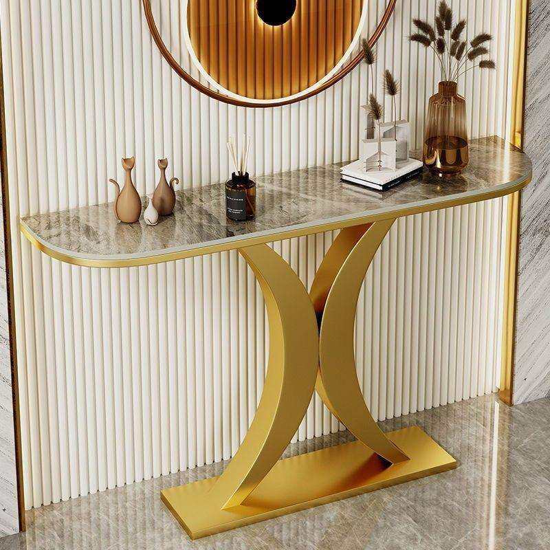 意式窄桌半圆玄关柜岩板其它金属台面组装环保门厅端柜可伸缩,3C数码配件,USB灯,淘宝优惠券,粉丝福利购,淘宝优惠卷