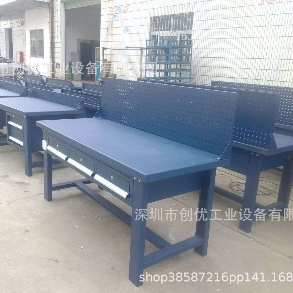 铁板工作台重型台钻桌仪器仪表检修台模具操作装配台机床磨床铁桌