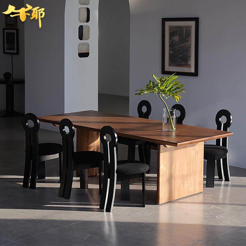 法式别墅客厅实木长桌长方形全实木餐桌椅组合设计师白蜡木饭桌椅,农机/农具/农膜,其它农用工具,淘宝优惠券,粉丝福利购,淘宝优惠卷