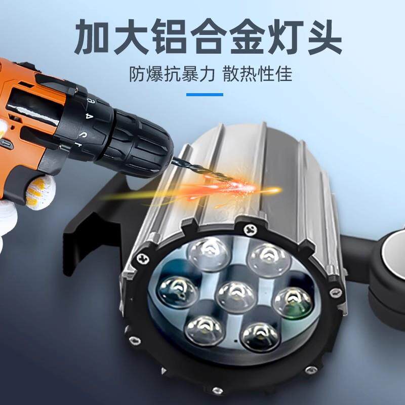 LED机床工作灯24V36V110V220V车床机械照明灯具7W 50B防水机床灯