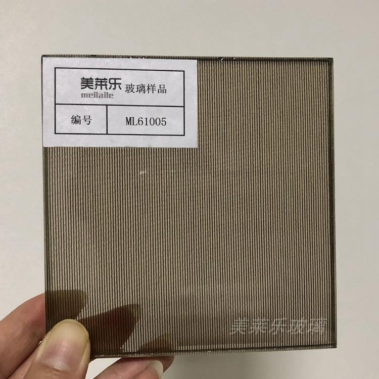 厂家供应艺术夹丝玻璃 隔断屏风工艺夹娟玻璃加工广州