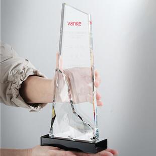 厂家直供奖杯制作办公室展示厅水晶獎盃企业月度考核嘉奖销冠奖杯