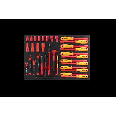 33件绝缘套筒类工具托组套