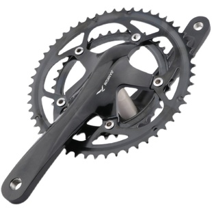 折叠车中空一体轮盘中轴曲 39T双盘 建坤10 11速牙l盘公路齿盘53