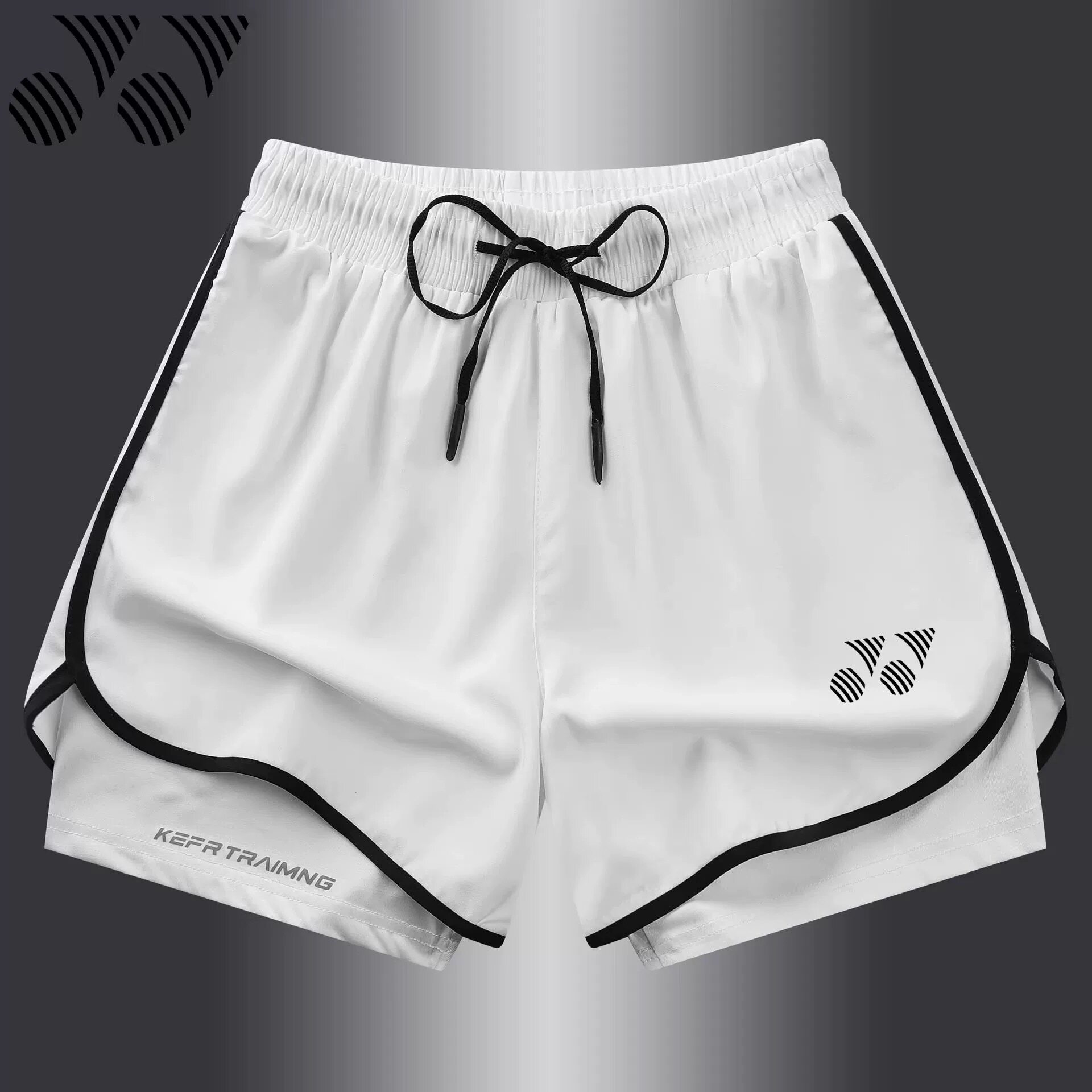 YY羽毛球服男女短裤弹力训练裤健身三分裤速干运动比赛打球附内衬