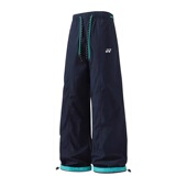 男女裤 子撞色宽松直筒长裤 抽绳羽毛球裤 YY羽毛球服运动裤 秋冬季