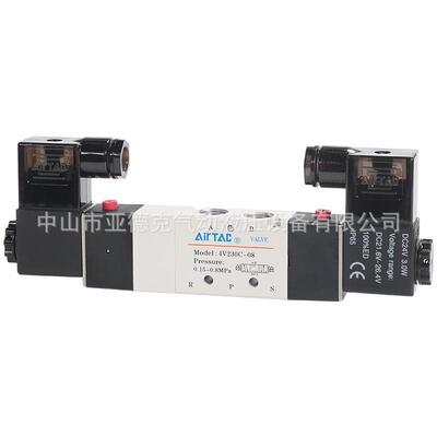 AIRTAC亚德客电磁阀4V230C08A4V230C08B气动换向控制阀精密