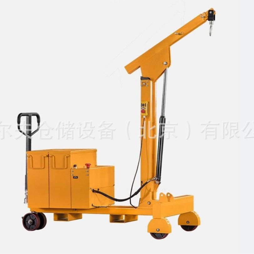 半电动配重式吊机移动式模具单臂吊无支腿吊车小吊机液压起重机