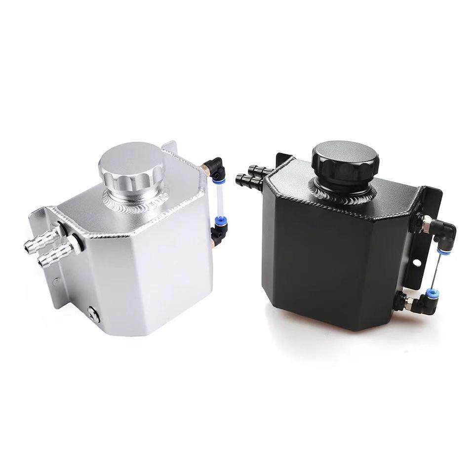 改装1L2L通用水壶六角方形机油透气壶coolantreservoirtank铝合金