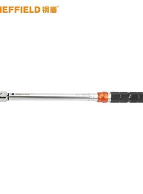 钢盾S016459 9x12mm专业级可调式换头扭力扳手1-5N.m铬钼钢高精度