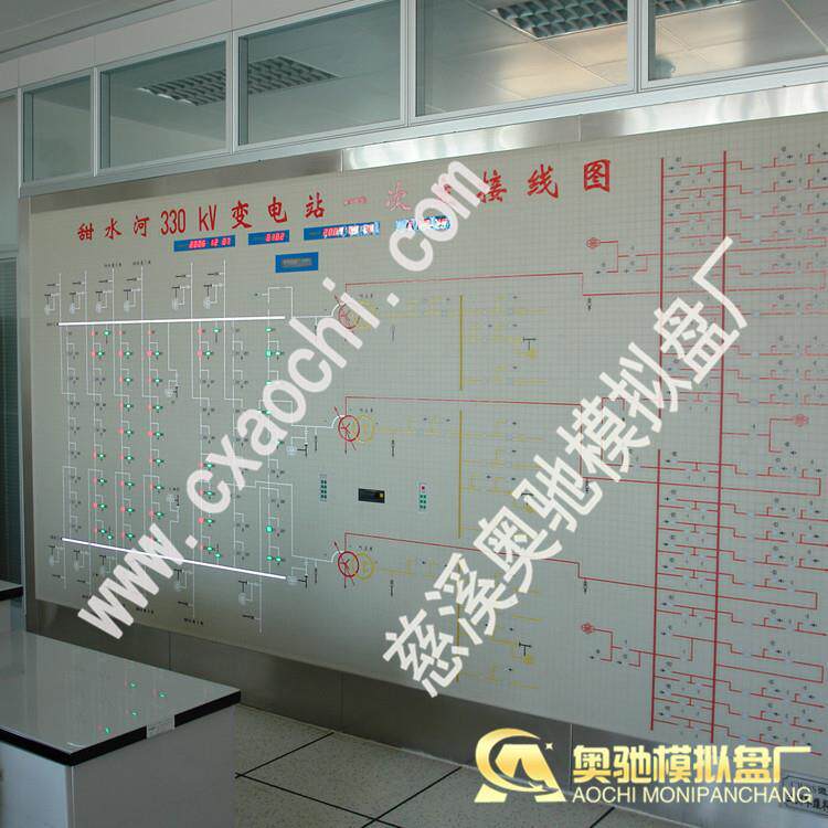模拟屏 带灯电力模拟屏 控制模拟屏配电室电厂自控室