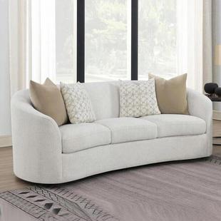 美式乡村麻布沙发简约现代轻奢布艺三人沙发法式复古田园沙发