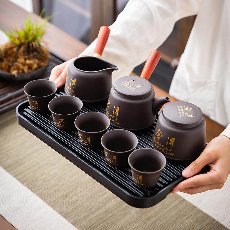 紫砂茶具套装茶壶茶杯家用功夫杯子旅行中式办公室泡茶紫砂壶杯具