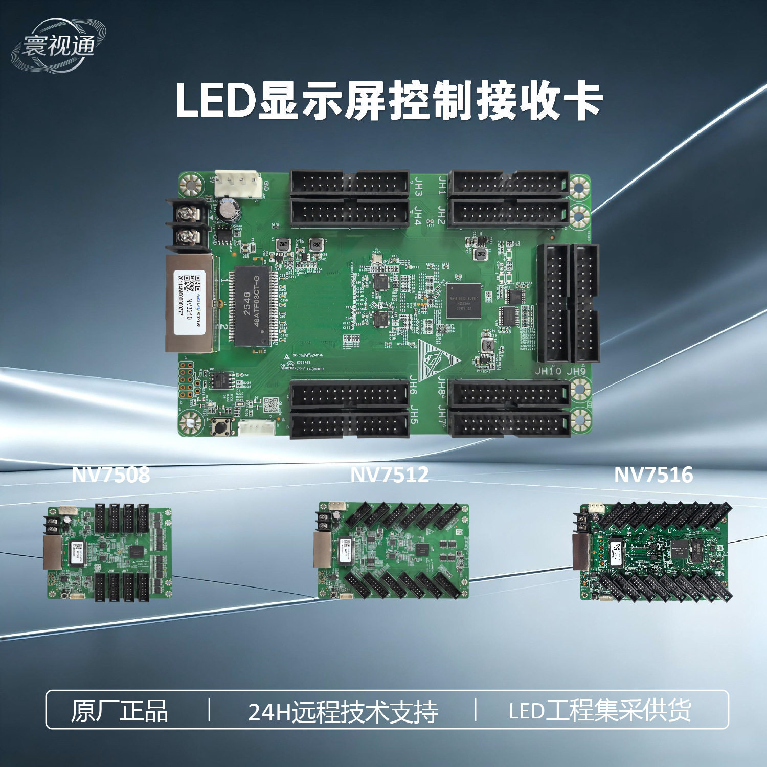 诺瓦接收卡全彩LED显示屏同步控制卡LED室内外模组驱动卡