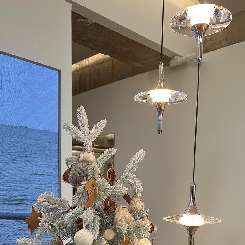 床头吊灯星雨造型轻奢艺术小吊灯现代简约装饰灯设计师氛围创意感