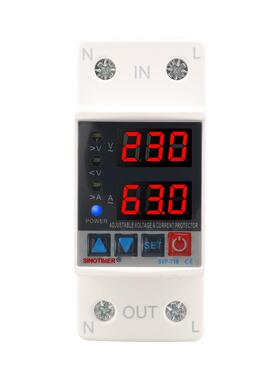 SVP-718 40A 63A可调自复式智能过欠压保护器限流延时220V AC