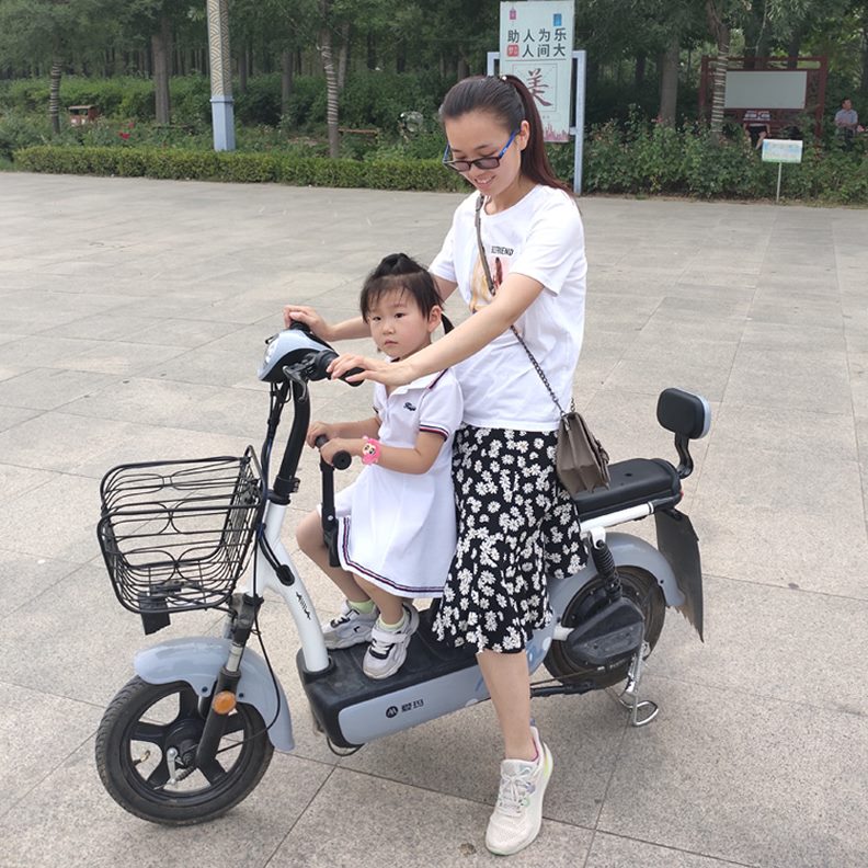 折叠电瓶车山地车小孩踏板车宝宝安全椅儿童前置坐电动自行车座椅