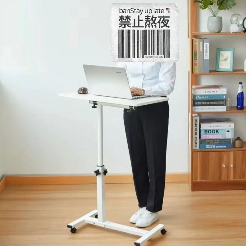 桌桌子车载旋转升降副驾驶学习桌落地置物架家用折叠餐桌板