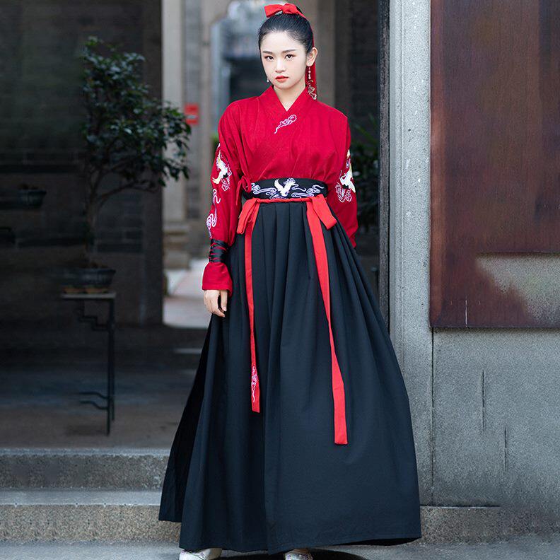 汉服男仙气古装套装夏季表演服演出服侠客古风学生中国风日常班服