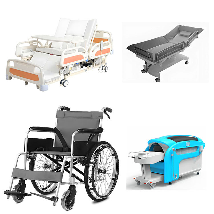 痴呆残疾人洗护理大小便拉屎拉尿洗澡床设备吸痰仪推椅子