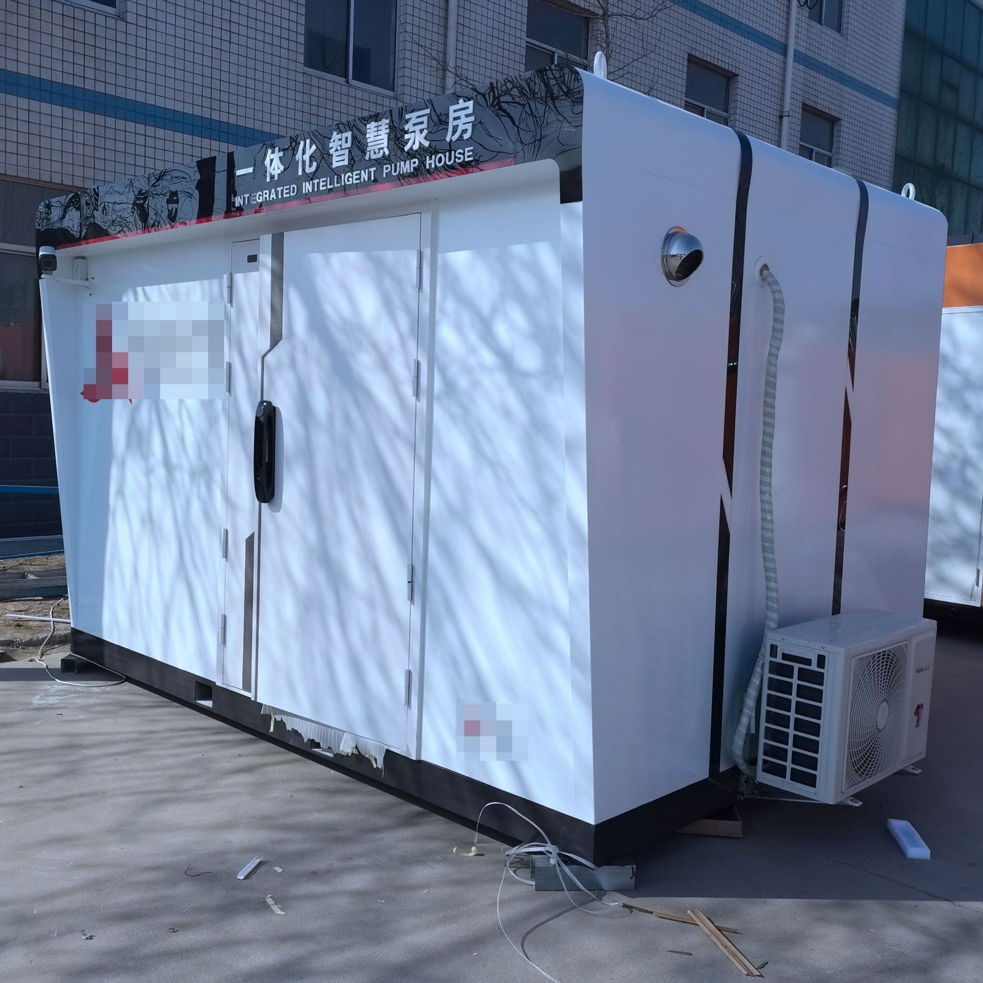 厂家定制不锈钢一体化供水泵房 碳钢加压供水泵房一体化智慧泵房