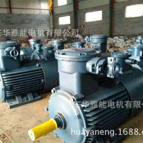 YH-280M-6-55K船用电机舰载YSF防爆电机端盖带注油孔排油孔喷底漆